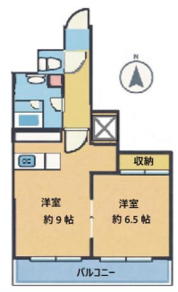 板橋区南常盤台 ときわ台駅徒歩5分 中古マンション 2階37.24㎡ 1LDK｜プレミスときわ台
