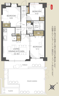 板橋区成増 成増駅徒歩12分 中古マンション 3階 61.96㎡ 3LDK｜ゼファーヒルズ成増